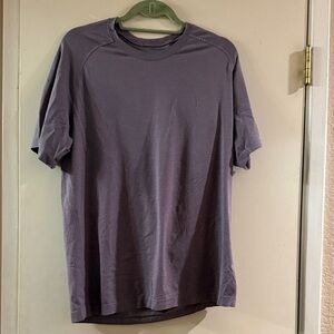 Mens Lululemon Metal Vent Tech Short Sleeve Mauve Performance Shirt